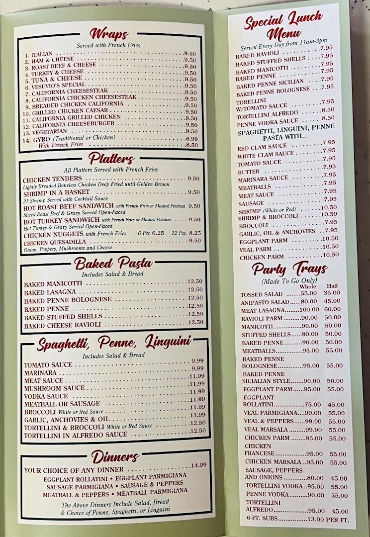 Vesuvio's Restaurant & Pizza