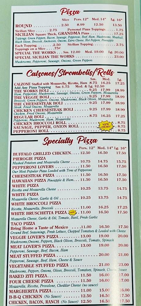 Vesuvio's Restaurant & Pizza Menu image 4